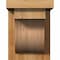 Ekena Millwork Del Monte Rough Sawn Corbel w/Backplate, Western Red Cedar, 6"W x 8"D x 8"H COR06X08X08DEL01RWR - alternate 4